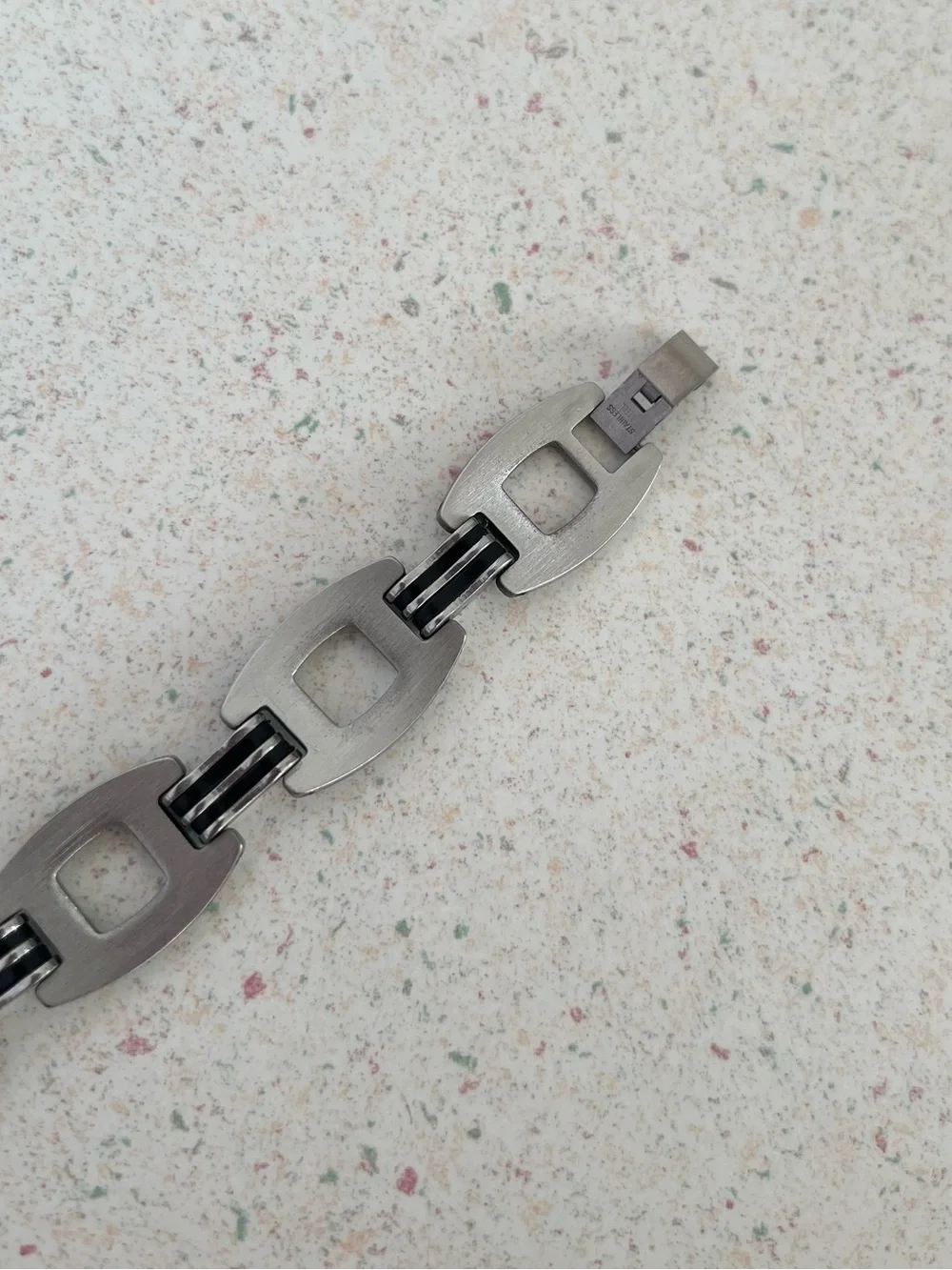 Men’s 8.5” Stainless Steel Heavy Link Bracelet